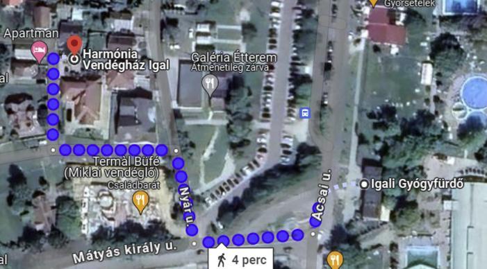 Harmonia Vendeghaz 100 Meterre Az Igali Gyogyfuerdotol Apartment Exterior photo